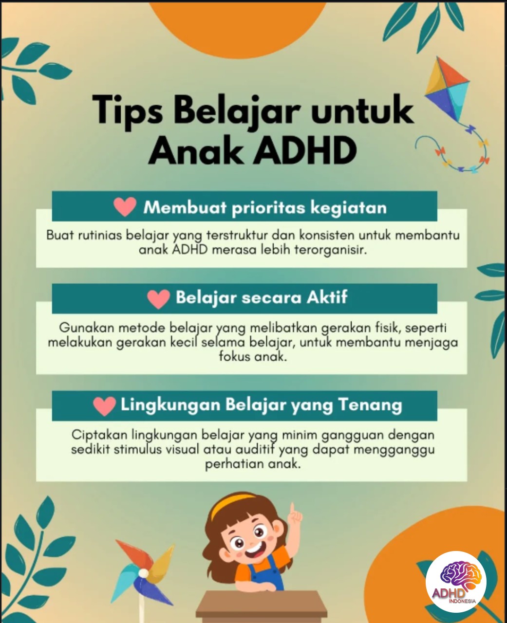 Strategi Belajar yang Cocok untuk Anak ADHD di Kabupaten Kuantan Singingi